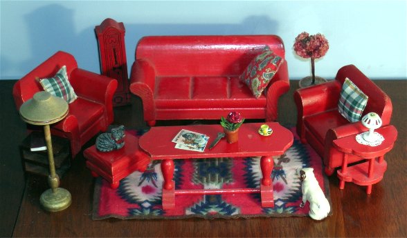 vintage strombecker dollhouse furniture