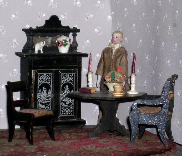 vintage dollhouse furniture brands