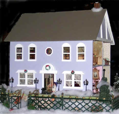 My Vintage Colonial Playsteel Dollhouse from the 1940s - Hooked on Houses