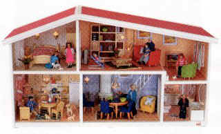 lundby smaland dolls house with working lights